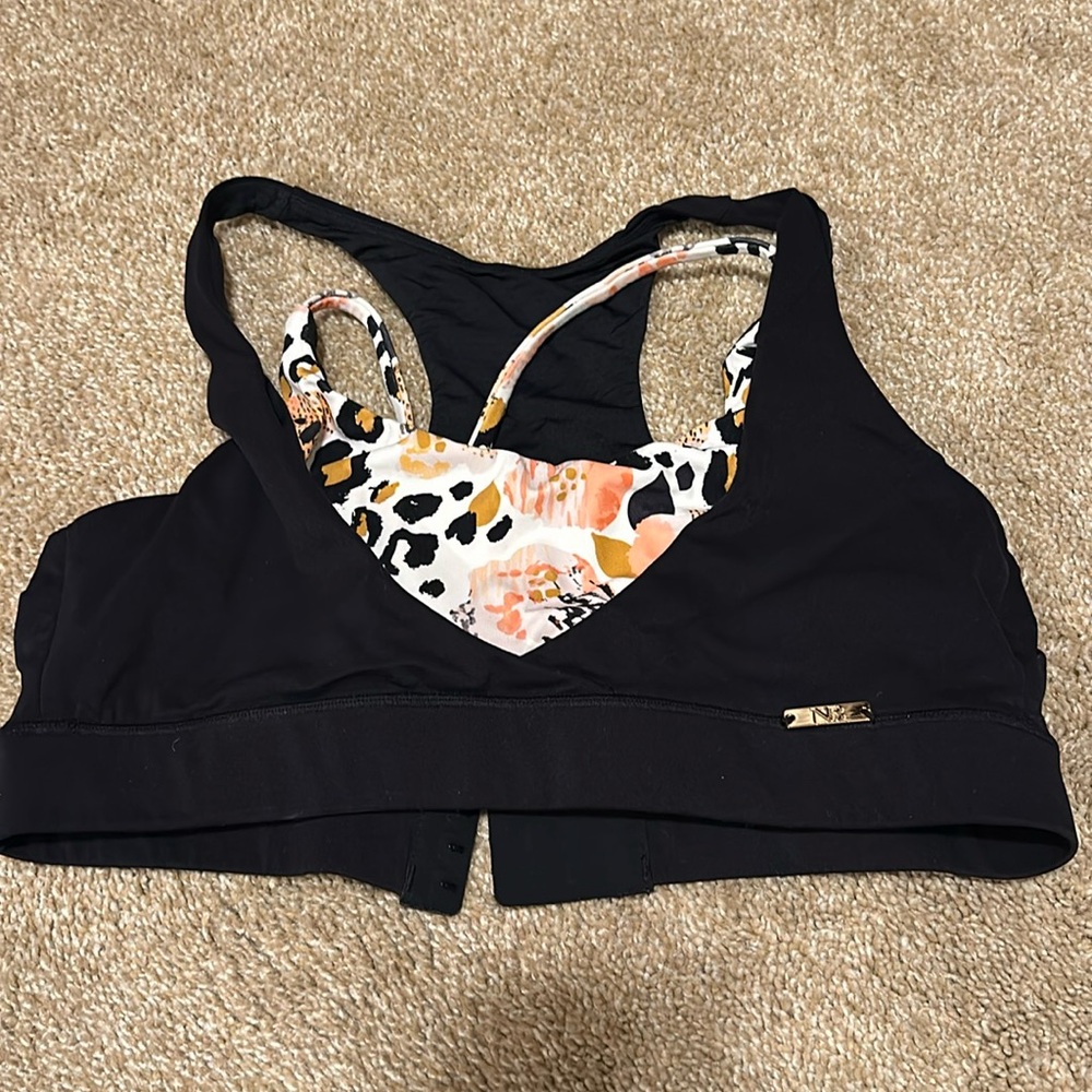 Sports bra peaches and creme from Noire Blanc